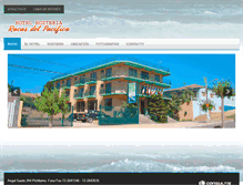 Tablet Screenshot of hotelrocasdelpacifico.cl